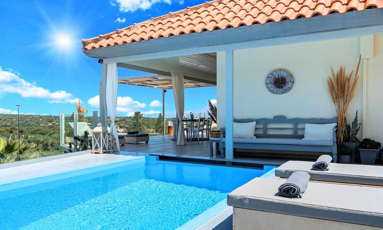 Olive Green Villa Heated Pool Ágios Nikólaos Exterior foto